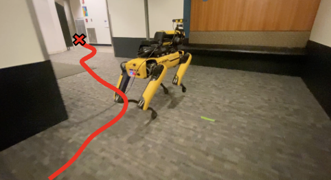 Indoor hallway navigation test