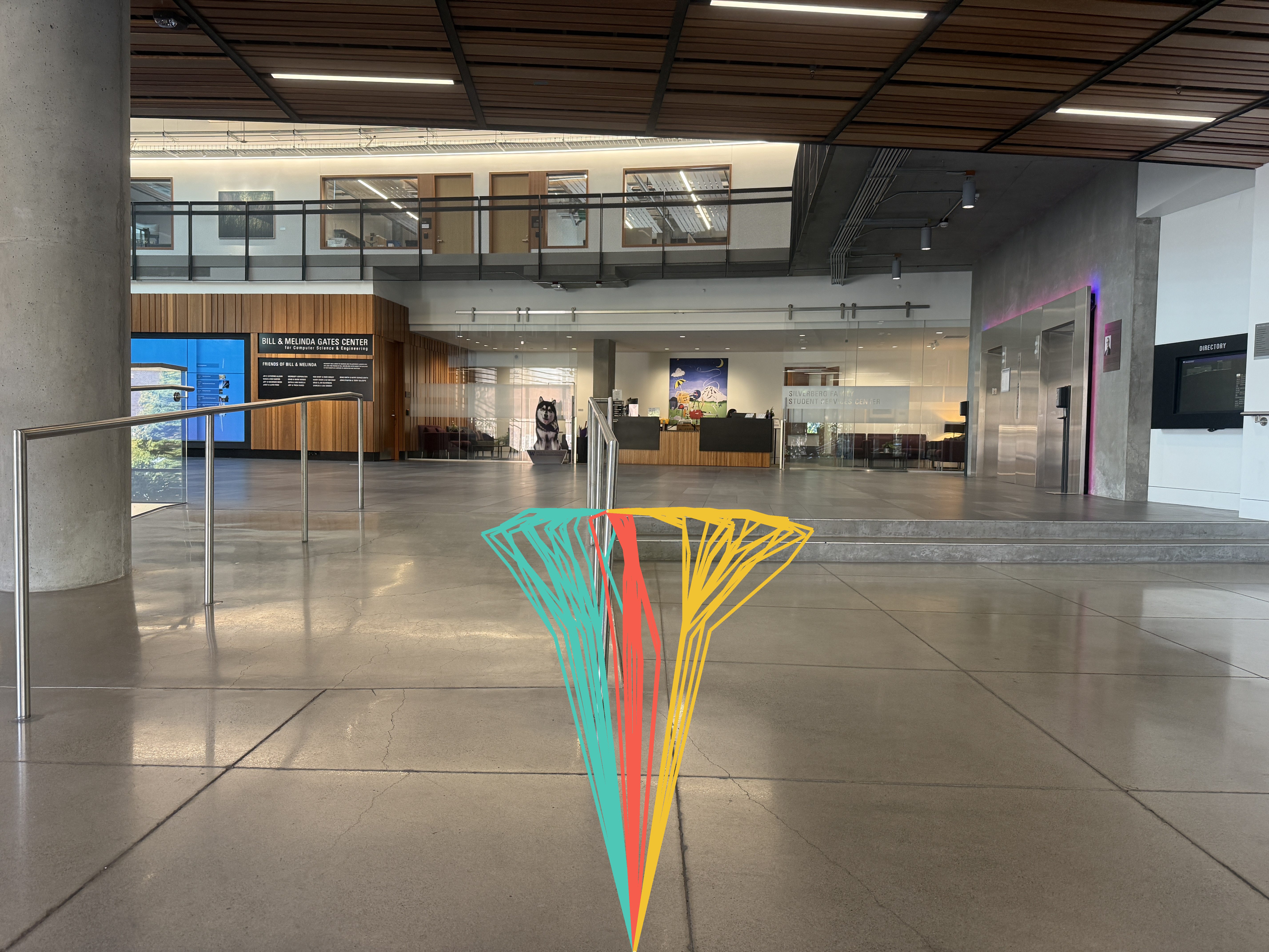 Robot following 'take the ramp' command